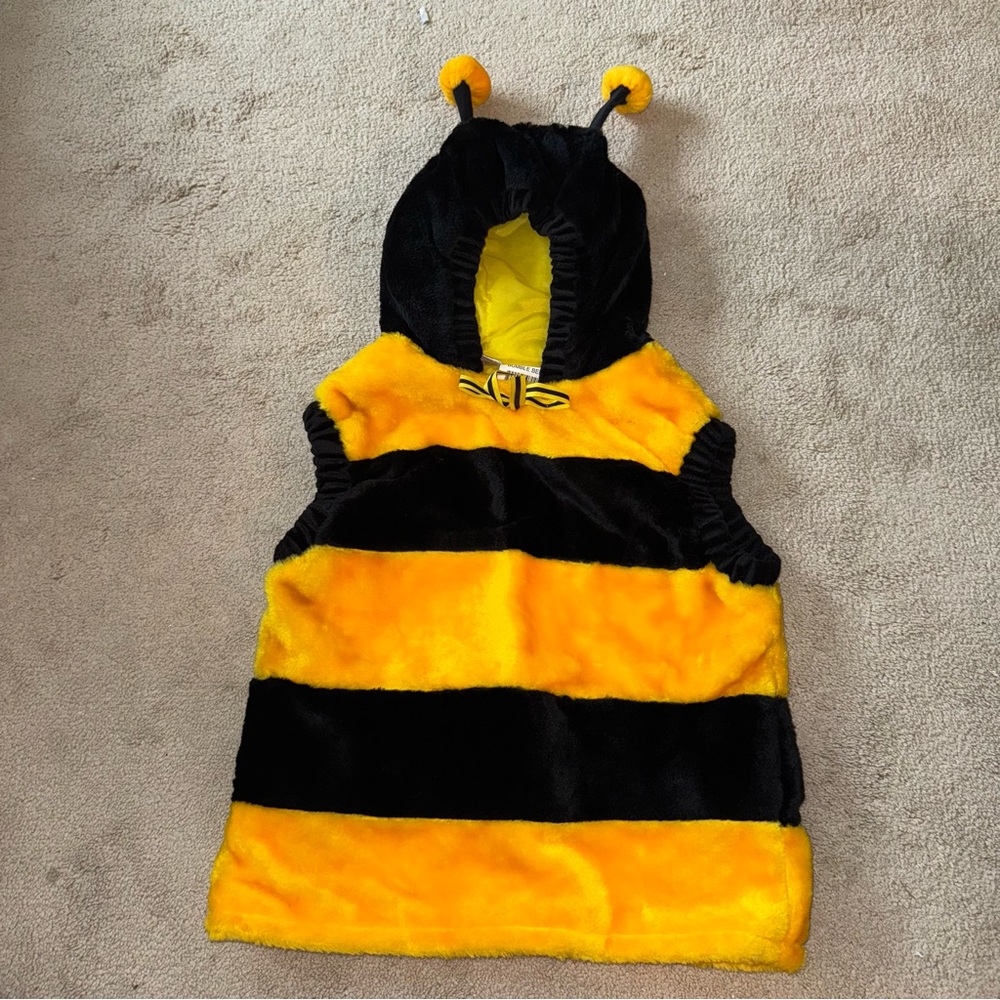 Child’s Yellow and Black Bumblebee Costume NWOT